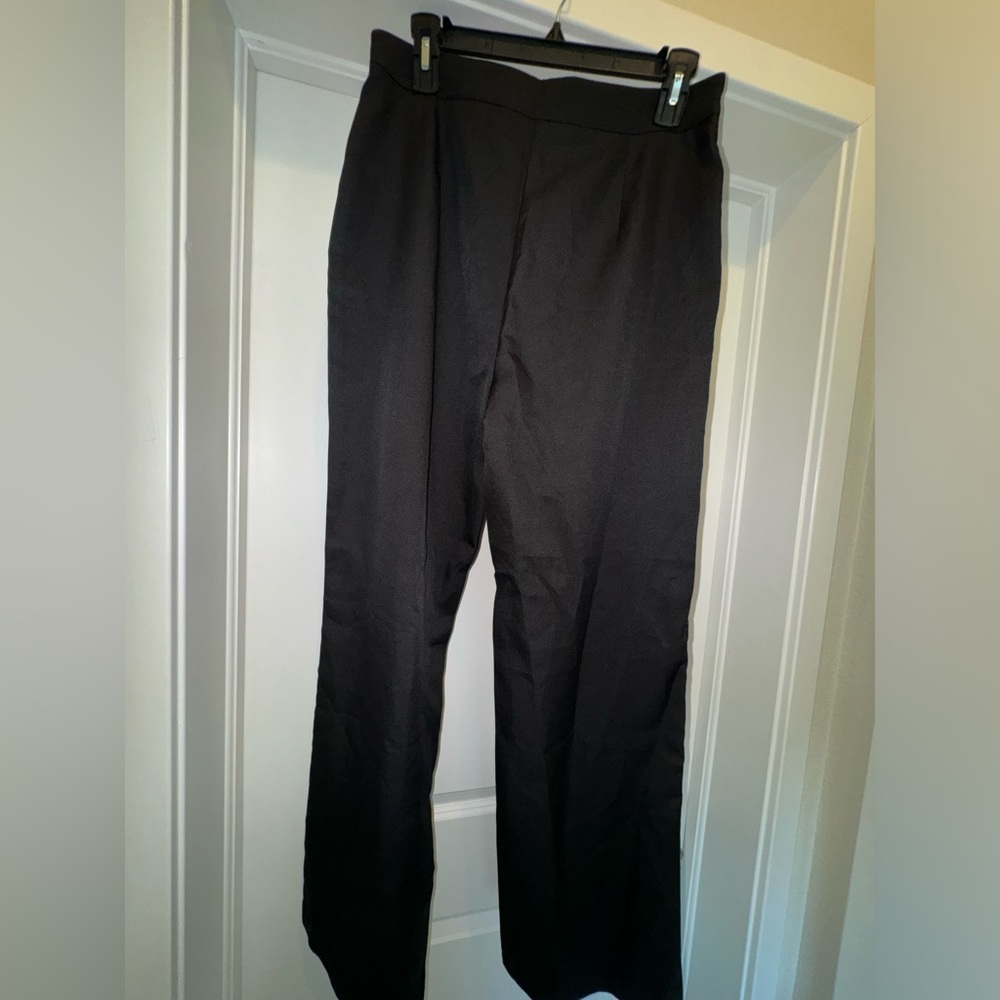 Black Straight Leg Dress Pants - Picture 2 of 4
